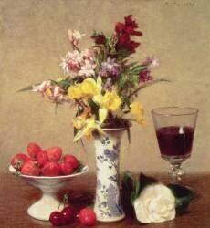 Nature morte, dite de fiançailles (Henri Fantin-Latour) - Muzeo.com