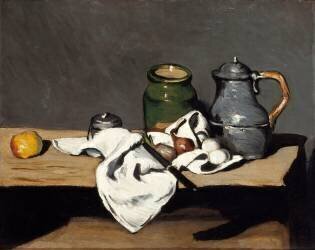 Nature morte à la bouilloire (Paul Cézanne) - Muzeo.com