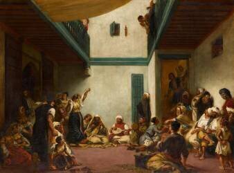 Noce juive au Maroc (Eugène Delacroix) - Muzeo.com