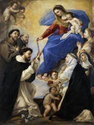 Our Lady of the Rosary (Luca Giordano) - Muzeo.com