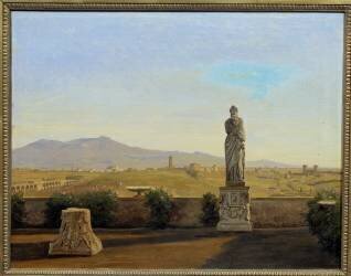 Panorama from Villa Mattei (Constantin Hansen) - Muzeo.com