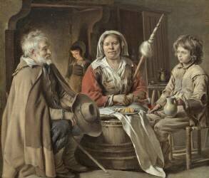 Peasant Interior (Louis Le Nain) - Muzeo.com