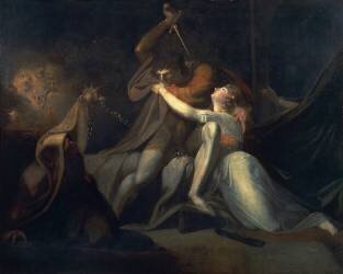 Percival delivering Belisane from the enchantment of Urma (Johann Heinrich Füssli) - Muzeo.com