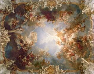 Plafond du salon d'Hercule : 