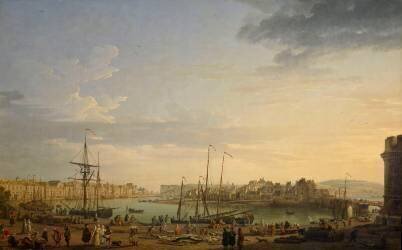 Port de Dieppe (Joseph Vernet) - Muzeo.com