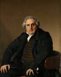 Portrait de Bertin, Louis-François, dit Bertin l'ainé (1766-1841), fondateur du journal des Débats (Jean-Auguste-Dominique Ingres) - Muzeo.com
