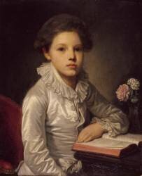 Portrait de Charles-Etienne de Bourgevin de Vialart, comte de Saint-Morys, enfant (Jean-Baptiste Greuze) - Muzeo.com