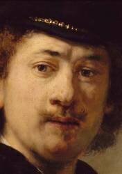 Portrait de l'artiste à la toque et à la chaîne d'or (Rembrandt) - Muzeo.com