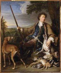 Portrait de l'artiste en chasseur (Alexandre-François Desportes) - Muzeo.com