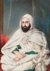 Portrait de l'Emir Abd-El-kader (vue de face) (Maxime David) - Muzeo.com
