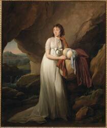 Portrait de madame d'Aucourt de Saint-Just (Louis-Léopold Boilly) - Muzeo.com