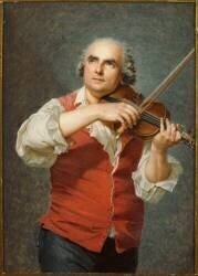 Portrait de Marie Alexandre Guénin (1744-1819), premier violon de l'opéra de 1780 à 1800 (François Dumont the Elder) - Muzeo.com