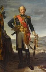 Portrait en pied de Louis-Nicolas Davout (1770-1823), maréchal de l'Empire en 1804 (Tito Marzocchi de Bellucci) - Muzeo.com