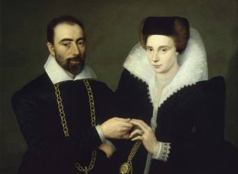 Portrait of a couple (anonymous) - Muzeo.com