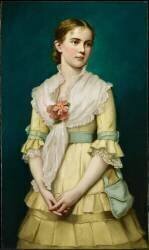 Portrait of a Young Girl (George Chickering Munzig) - Muzeo.com