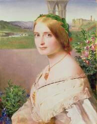Portrait of Adelaide Mary (Frederick Sandys) - Muzeo.com