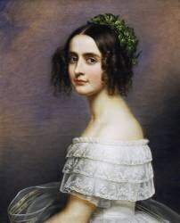 Portrait of Alexandra Amalie of Bavaria (Joseph Karl Stieler) - Muzeo.com