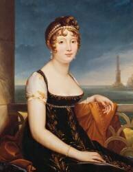Portrait of Caroline Bonaparte (François Gérard) - Muzeo.com