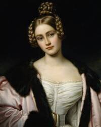Portrait of Caroline Grafin Holnstein (Joseph Karl Stieler) - Muzeo.com