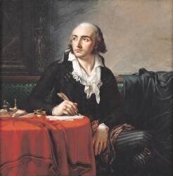 Portrait of Giuseppe Fravega (Anne-Louis Girodet) - Muzeo.com