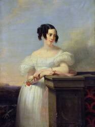 Portrait of Madame Vaussard (Claude-Marie Dubufe) - Muzeo.com