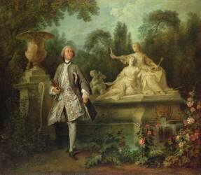 Portrait of the Actor Grandval (Nicolas Lancret) - Muzeo.com