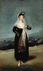 Portrait of the Marquesa de Santiago (Francisco de Goya) - Muzeo.com