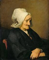 Portrait of the Widow Roumy (Jean-François Millet) - Muzeo.com