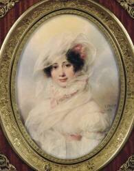 Portrait présumé de la princesse Bagration (Jean-Baptiste Isabey) - Muzeo.com