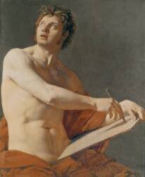 Portrait study (Jean-Auguste-Dominique Ingres) - Muzeo.com