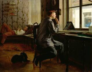 Preparing for Examinations (Ilya Répine) - Muzeo.com