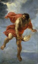 Prometheus carrying fire (Jan Cossiers) - Muzeo.com