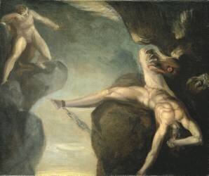 Prometheus Freed by Hercules (Johann Heinrich Füssli) - Muzeo.com