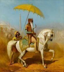 Randjiit Sing Baadour, roi de Lahore (Alfred Dedreux) - Muzeo.com
