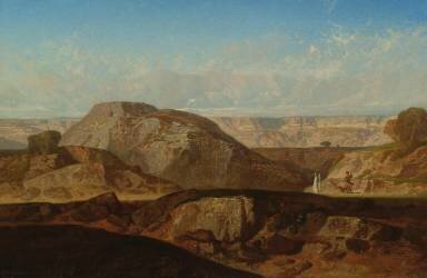 Raphael and Tobias en route to Rhages (Jean Adrien Guignet) - Muzeo.com