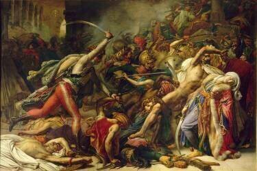 Révolte du Caire le 21 octobre 1798 (Anne-Louis Girodet) - Muzeo.com