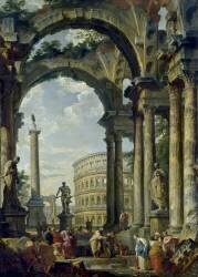 Roman Capriccio (Giovanni Paolo Pannini) - Muzeo.com