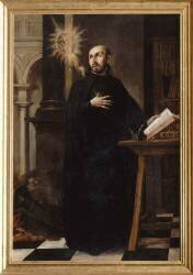 Saint Ignace de Loyola recevant le nom de Jésus (Juan de Valdés Leal) - Muzeo.com