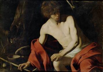 Saint Jean le Baptiste (Caravaggio) - Muzeo.com