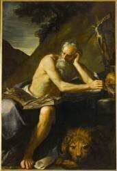 Saint Jérôme en méditation (Sisto Badalocchio) - Muzeo.com