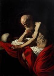 Saint Jérôme pénitent (Caravaggio) - Muzeo.com