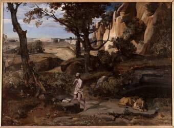 Saint Jérome (1837) (Jean-Baptiste Camille Corot) - Muzeo.com