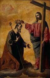Saint Joseph couronné par le Christ (Francisco de Zurbaran) - Muzeo.com