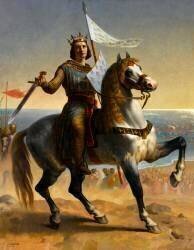 Saint Louis (Louis IX), roi de France en 1226 (1214-1270) (Emile Signol) - Muzeo.com