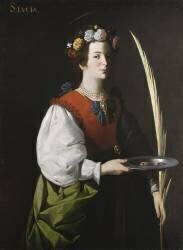 Saint Lucy (Francisco de Zurbaran) - Muzeo.com