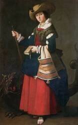 Saint Margaret of Antioch (Francisco de Zurbaran) - Muzeo.com