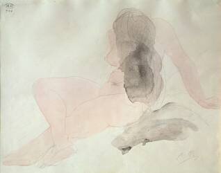 Seated Nude with Dishevelled Hair (Auguste Rodin) - Muzeo.com