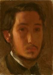 Self-Portrait with White Collar (Edgar Degas) - Muzeo.com