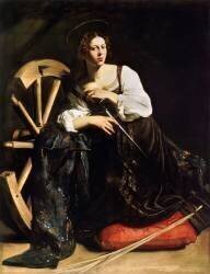 St. Catherine of Alexandria (Caravaggio) - Muzeo.com