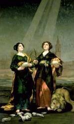 St. Justina and St. Rufina (Francisco de Goya) - Muzeo.com